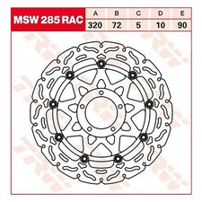 TRW Bremsscheibe (für: Ducati