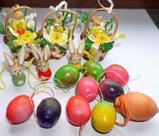 Ostereier Osterhase Osterschmuck Osterdekoration Konvolut