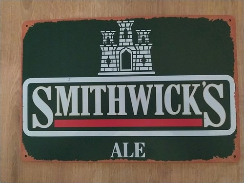 Blechschild smithwick ale im - blechschild,