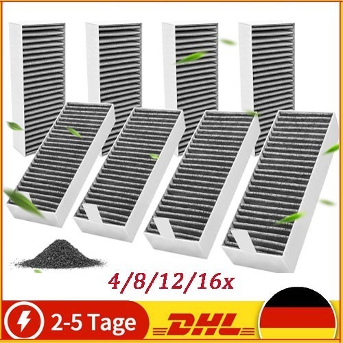 16x aktivkohlefilter für - aktivkohlefilter,