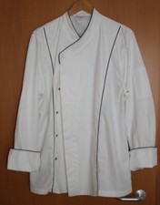 5 Kochjacken Herren, langarm, Größe 48/50, Arbeitskleidung, mit Kugelknöpfen