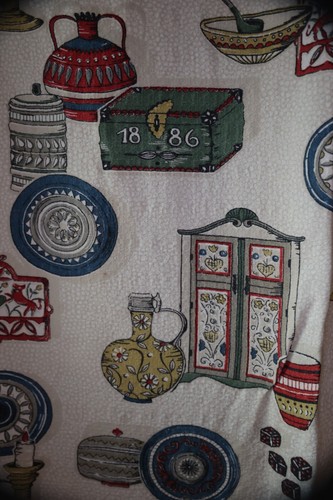 Vintage vorhang utensilien - 1x,