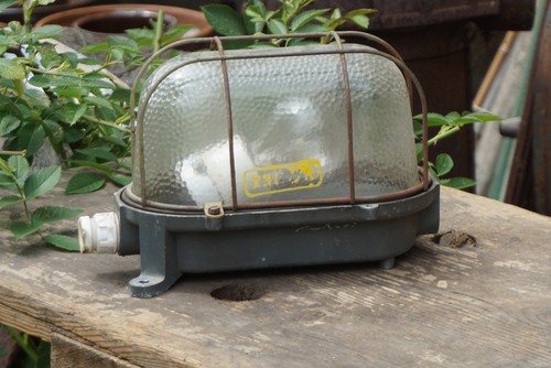 Alte ddr lampe bunkerlampe - ddr,