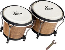 XDrum Bongo Trommeln Percussion Instrument Latin Congas Schlaginstrument Tobacco