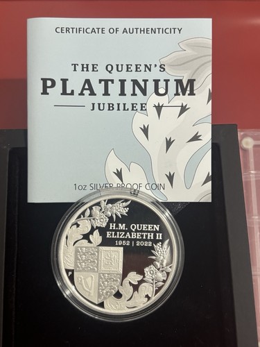 Silber münze m queen - 1,
