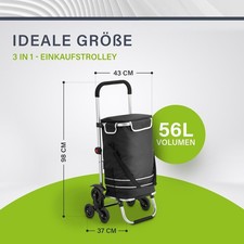  3-in-1 Einkaufstrolley