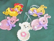 5 Osterdekoration gehäkelt