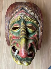 Holzmaske Krampus Perchten