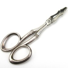 Martin Mayer Zuckerzange Griff 800er Silber Antik ca. 1920 Jugendstil / Art Deco