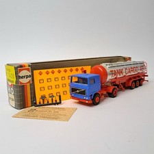 Herpa 1:87, Volvo F 12, Tank-Sattelzug, nr.801204 aus 1980er Jahren, mit OVP.