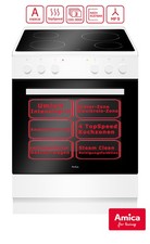 Standherd Elektro Amica 60cm