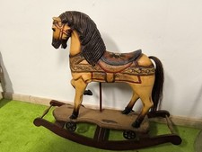 Antikes Schaukelpferd aus Holz