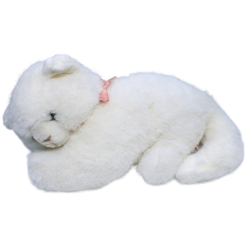 Teddy hermann katze liegend - katze,