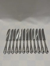 Auerhahn 12x Dessertmesser 800er Silber Top Zustand