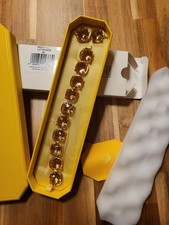 Swarovski Damen Armband Harmonia Gelb 5642337 Gold, mit Verlängerung Ungetragen 