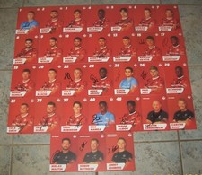 31 AUTOGRAMMKARTEN 2025/26 1.FC KAISERSLAUTERN NEU 2025/2026 AUTOGRAMMKARTENSATZ