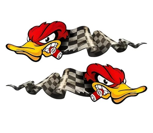 Aufkleber ente race sticker - aufkleber,