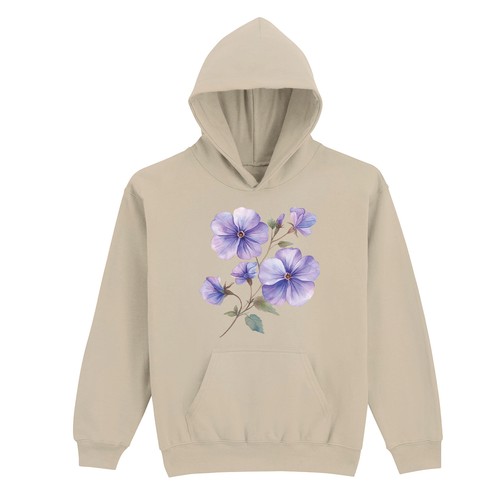 Aquarell lila blumen mädchen - blumen,