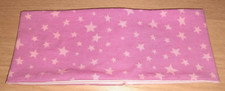 Haarband * Stirnband * Kopfband  50-54 cm Jersey -  rosa mit rosa Sterne