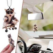 Car acrylic creative keychain