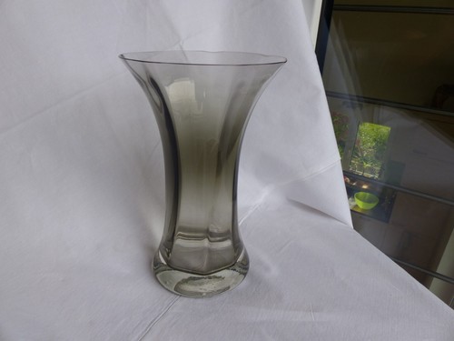 Glas vase turmalin rauchglas - glas,