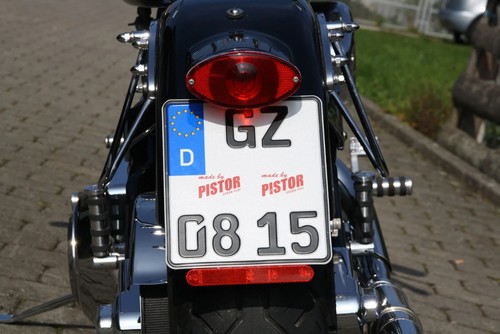 Kennzeichenhalter für harley - kennzeichenhalter,