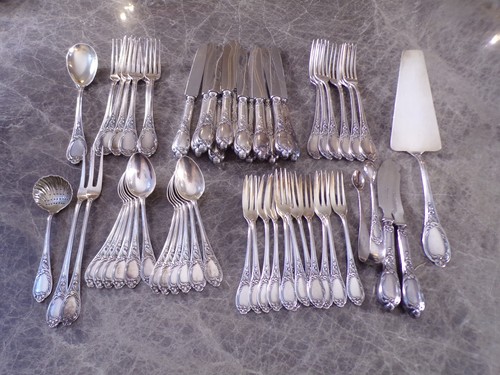 Elegantes silberbesteck rokoko - elegantes,