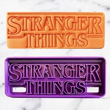 Stranger Things Stempel & Cutter Fondant Debosser Cupcake Glas Keks