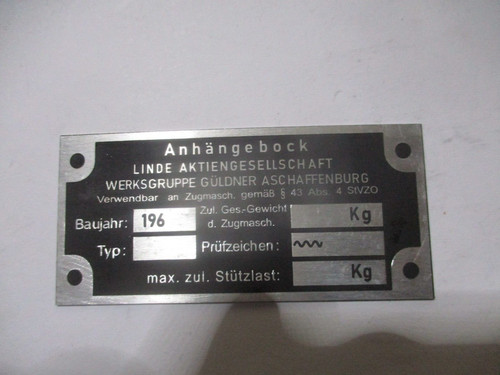 Anhängebock traktor güldner - anhängebock,