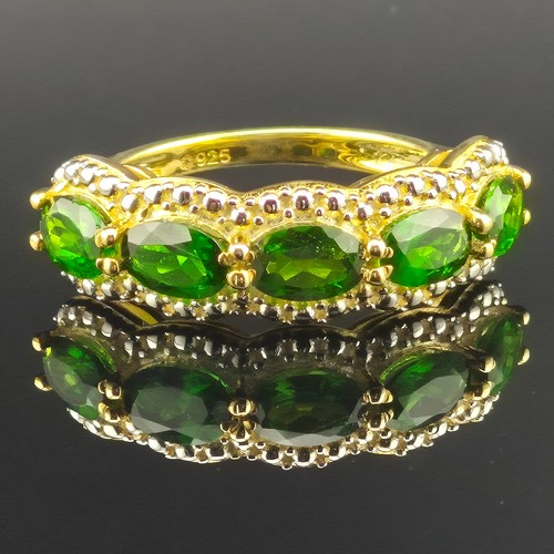 925 silber ring vergoldet mit - silber,
