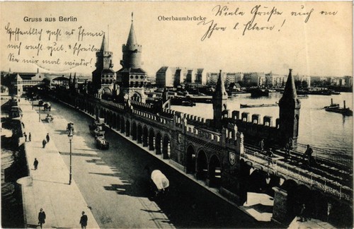 Berlin oberbaumbrücke - ak, ak