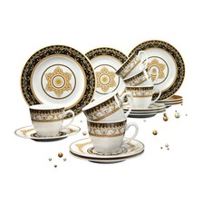 CreaTable 15085 Majestosa  Geschirrset Kaffeeservice 18 tlg Kaffeegeschirr 