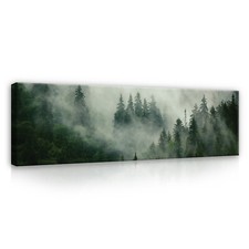 WALD NEBEL NATUR Leinwand