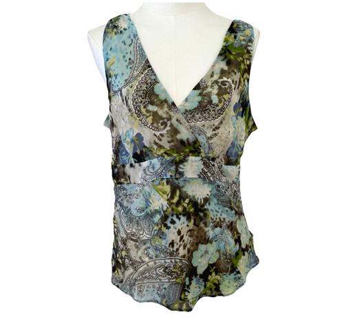 Vtg y2k women silk - silk, babydoll
