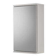 Hängeschrank Eckschrank Regal Badregal  Croydex  Spiegeltür MDF 30x50 cm Weiß