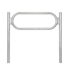 Fahrradanlehnbügel Fahrradständer Parker 115x124 cm Stahl Ø 60 mm Einbetonieren