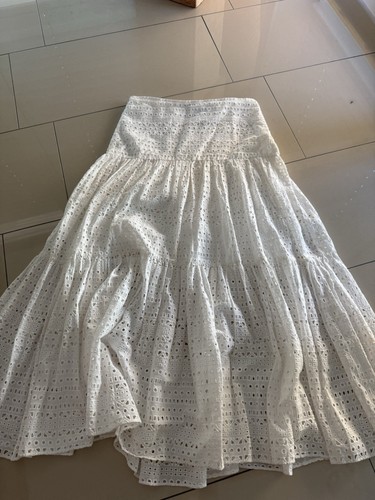 Zara boho maxirock weiss - maxirock, s
