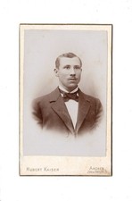 CDV Foto Herrenportrait -