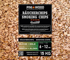 PINI 15 Kg Räucherchips Buche