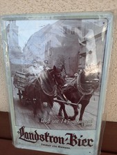 Werbeblechschild Landskron