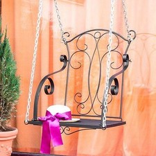 Hängesessel Schwarz Metall 57