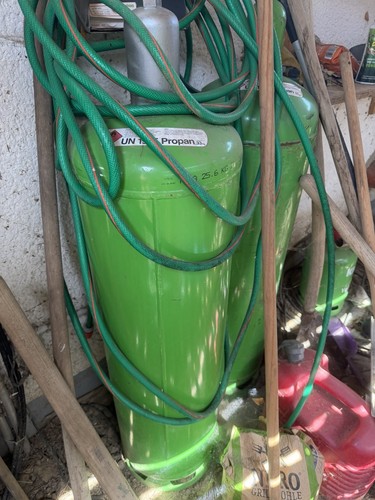 Propangasflasche 33kg grün - propangasflasche,