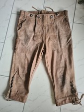 Trachten - Lederhose, Skandal- Trachten München, 34(ca.52, Bund90+) braun,gebr.