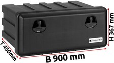 LKW Staukasten Kunststoff Just 900 Werkzeugkasten 900x367x450 mm Staubox Daken 
