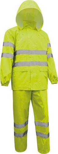 Warnschutz regenanzug gelb - warnschutz-regenanzug, gr