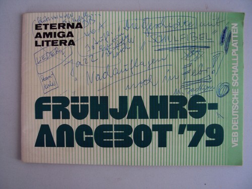 Ddr amiga schallplattenkatalog - amiga,