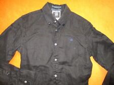 G-Star RAW Leinen Bluse in schwarz Gr. XS  Slim Line Design RAW CORRECT