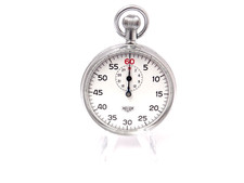 Heuer 7 Jewels E.M.D. Kreuz 305 Militär ? Mechanisch Stoppuhr Stopwatch