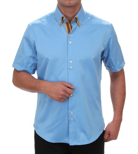 Herren kurzarm hemd mit - herren,