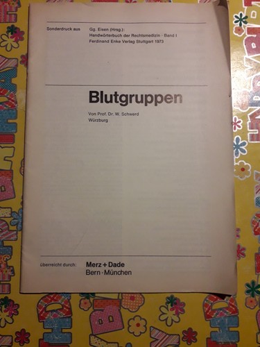 Blutgruppen von prof - ., dr.